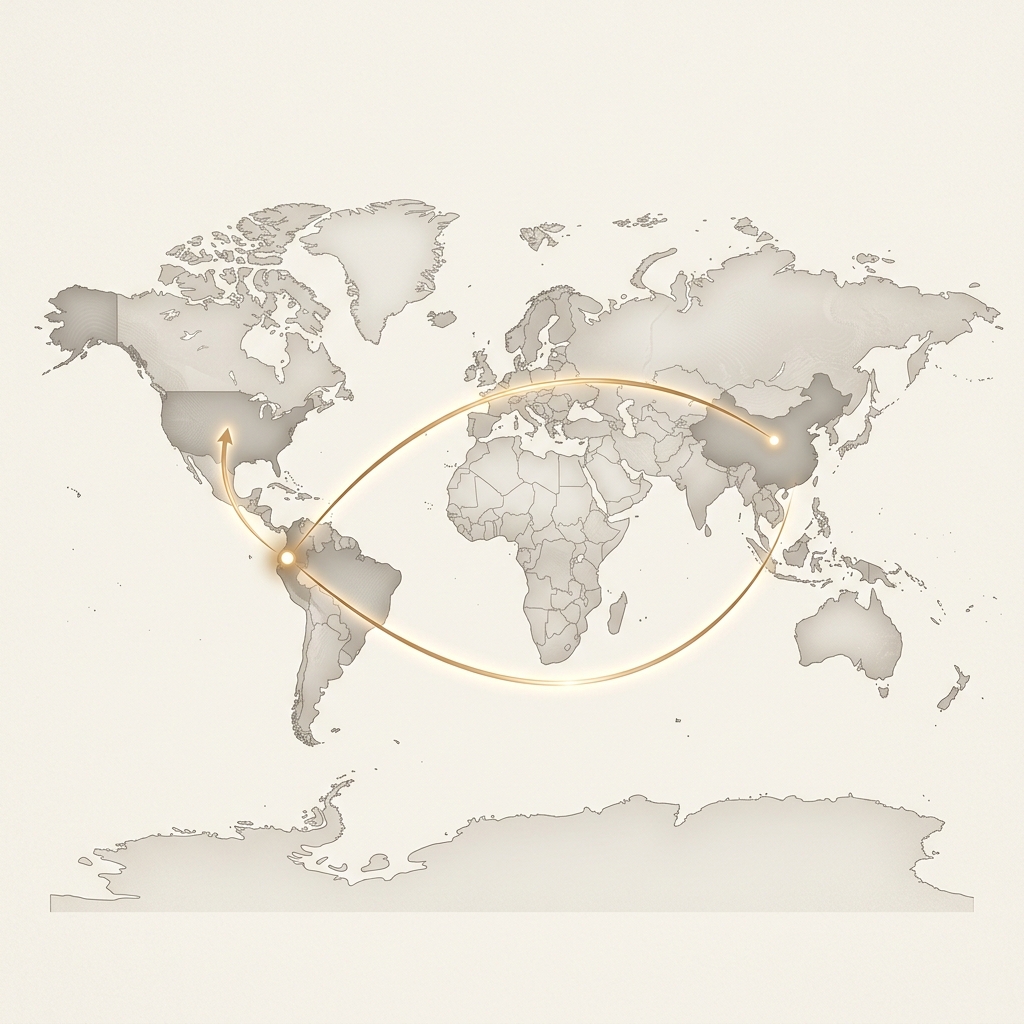 Global Export Network Map